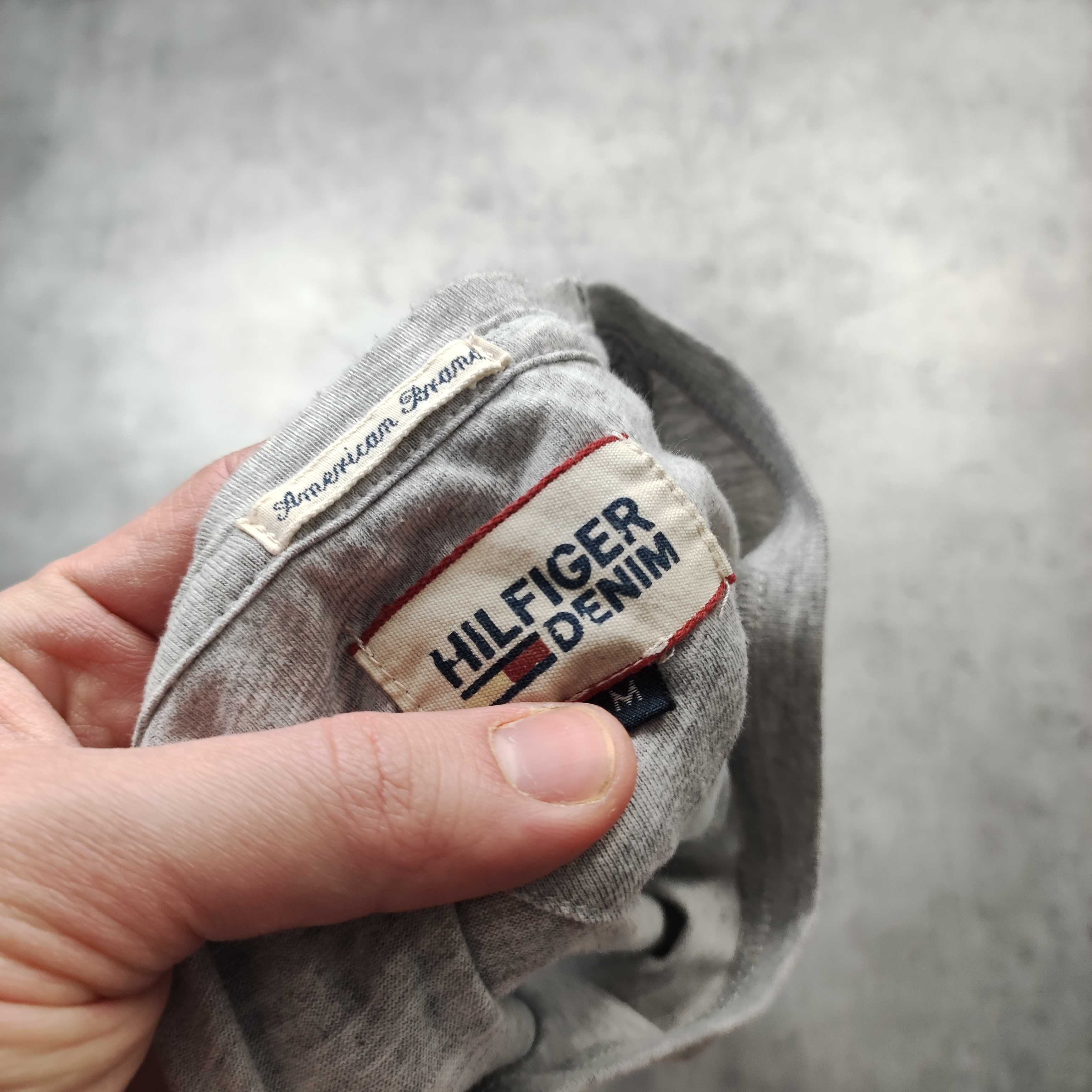 MĘSKA Koszulka Bawełna Duże Logo USA Tommy Hilfiger Denim New York