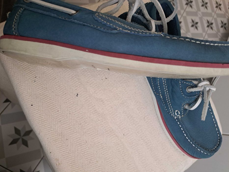 Buty zeglarskie niebieskie Timberland r 38,5