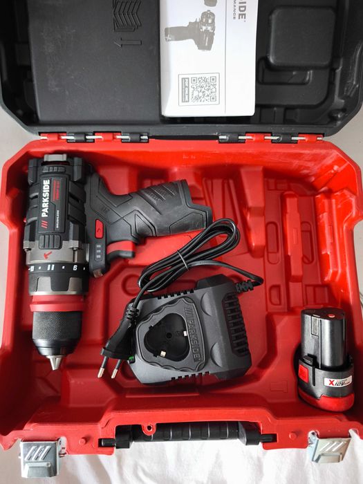 Aparafusadora com martelo 45Nm 12v Parkside * NOVO *