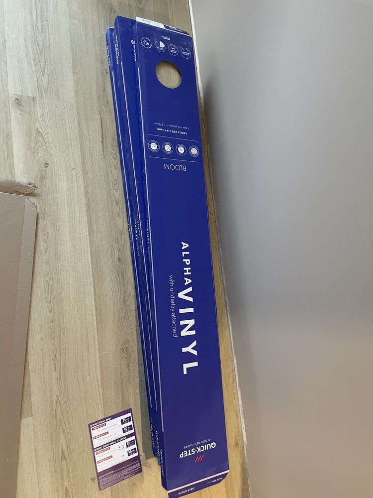 Panele winylowe quick step Botaniczny Beż AVMPU ze zint. Podkladem