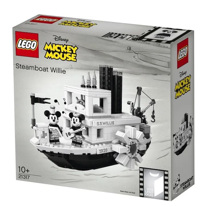 Конструктор Lego 21317 Disney Steamboat Willie Пароплавчик Віллі