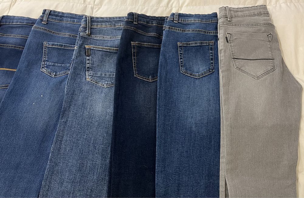 Calças de ganga, como novas