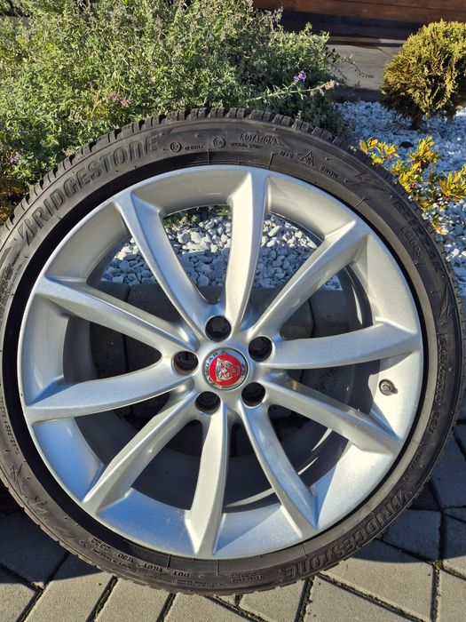 Koła zimowe Jaguar 19" komplet oryginalne stan bardzo dobry z oponami