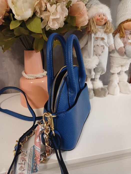 Сумочка міні шкіряна