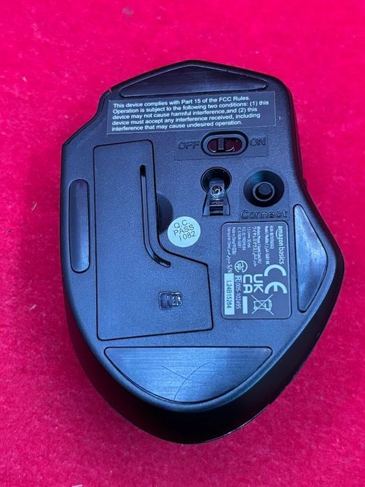 outlet amazon basics g6b-bk mysz czarny rozdzielczość myszy 3600 dpi