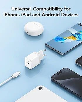 [Novo] Carregador USB C Fast Charge 20W GaN