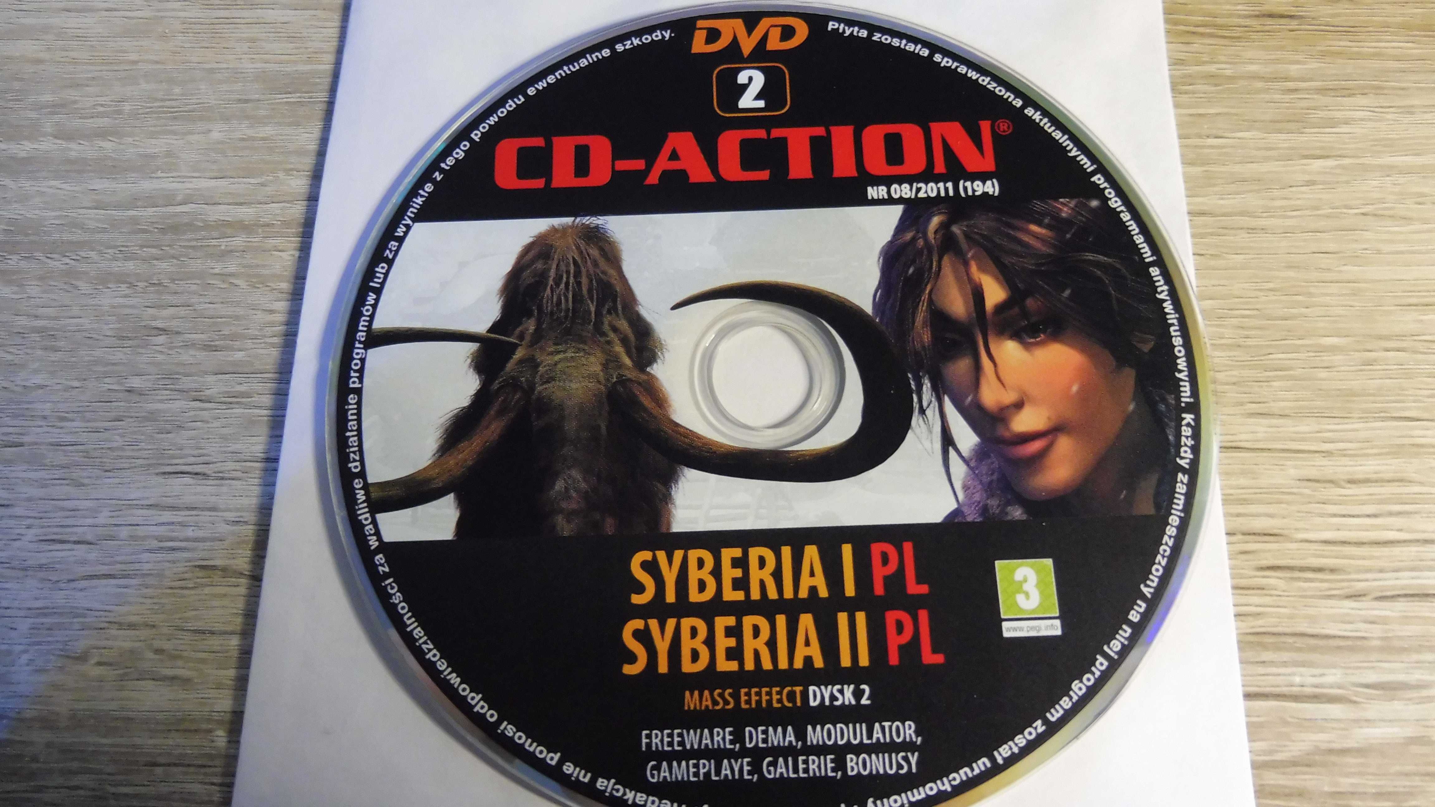 CD Action 08/2011 (194) - Mass Effect, Syberia 1+2, Szalone króliki 2