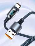 Kabel ładowarka LED usb-c, 2m - szybkie ładowanie