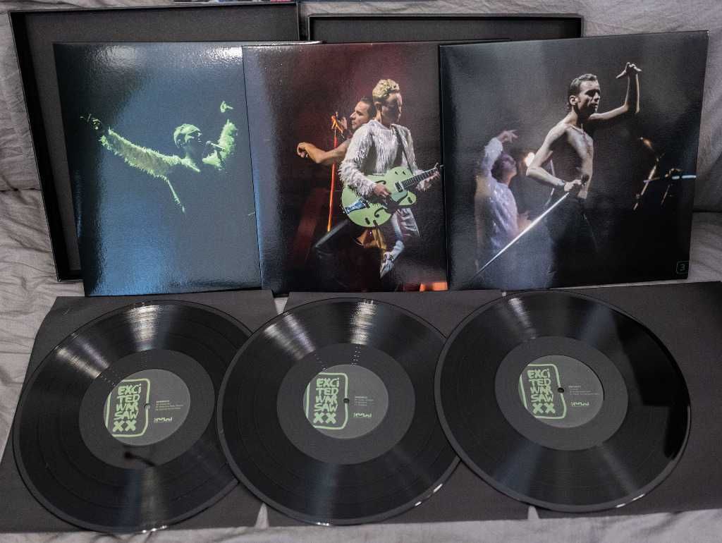 depeche MODE - Live in Warsaw 2001-BOX 3x winyl + dvd + book