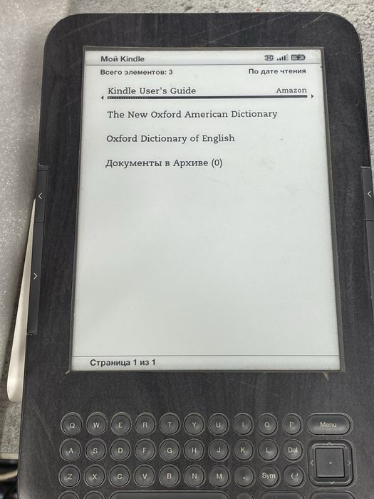 Електронна книга Amazon Kindle Keyboard 3G Graphite ( PocketBook 515W