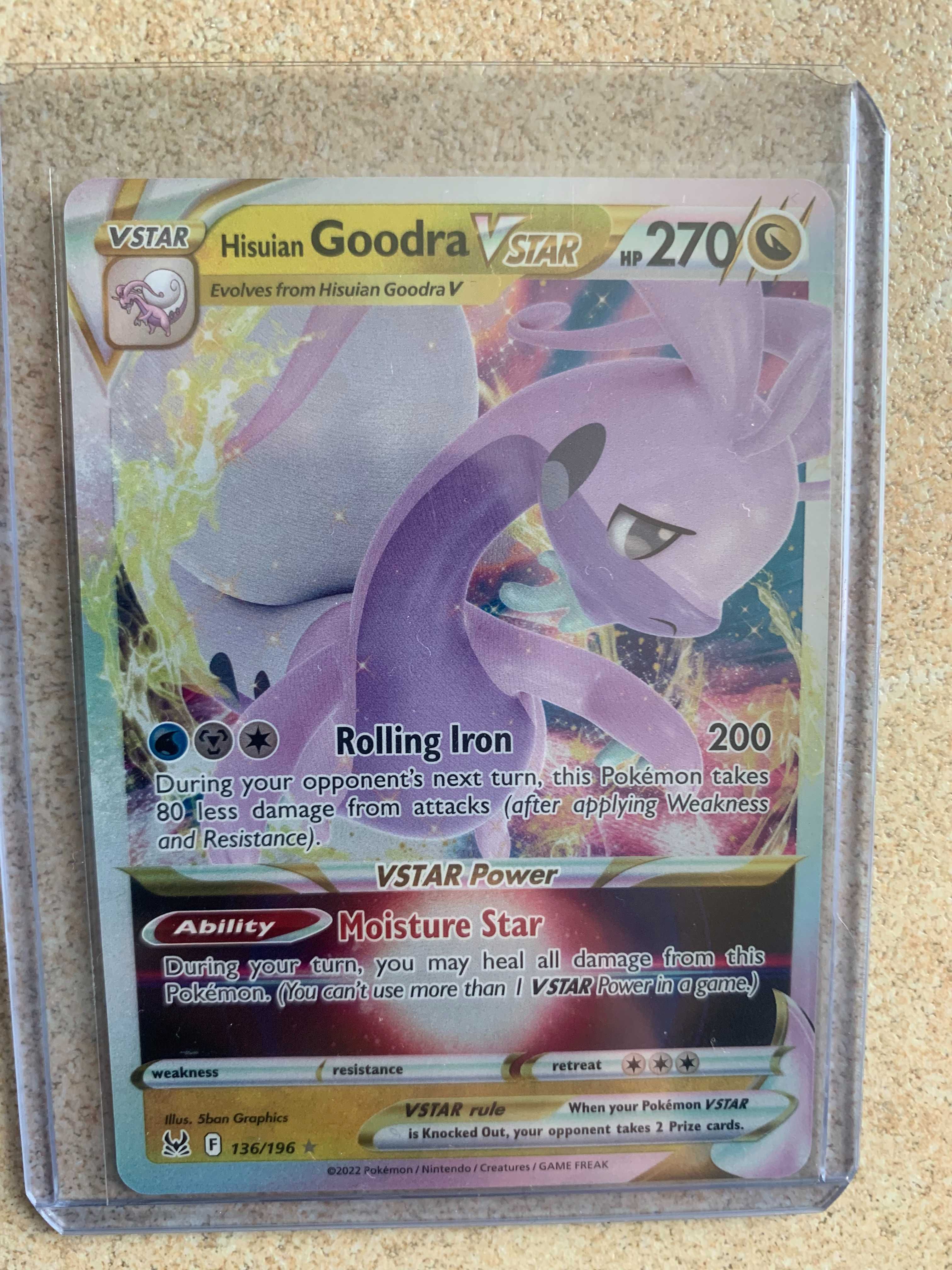 Hisuian Goodra Vstar - SWSH11: Lost Origin (SWSH11)