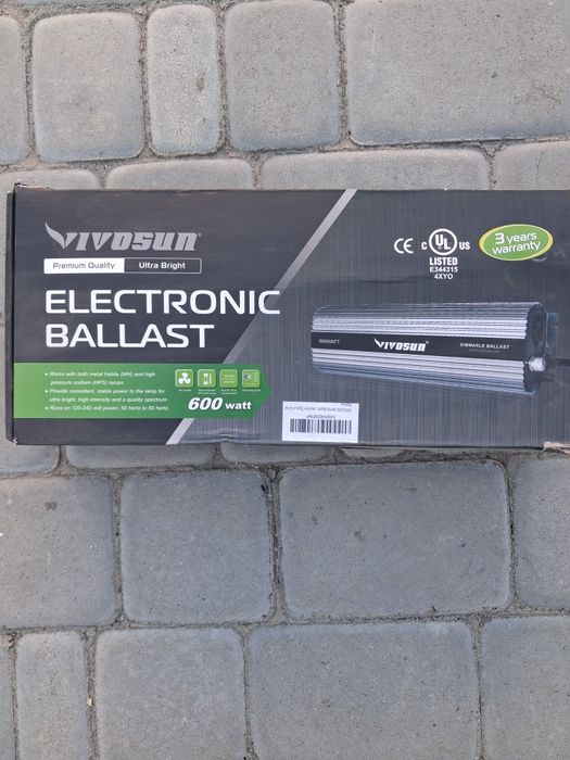 электронний баласт Vivosun потужніс для гровінгать 600 Вт ( є  4шт).