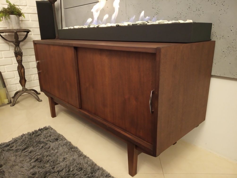 Komoda nowa PRL mat Almi Decor jamnik RTV sideboard