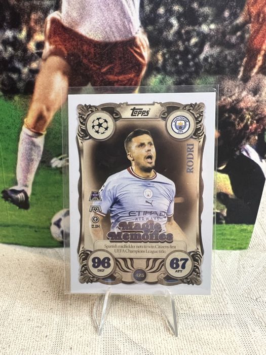 Rodri Magic Memories Topps Match Attax 2026  Bardzo dobry