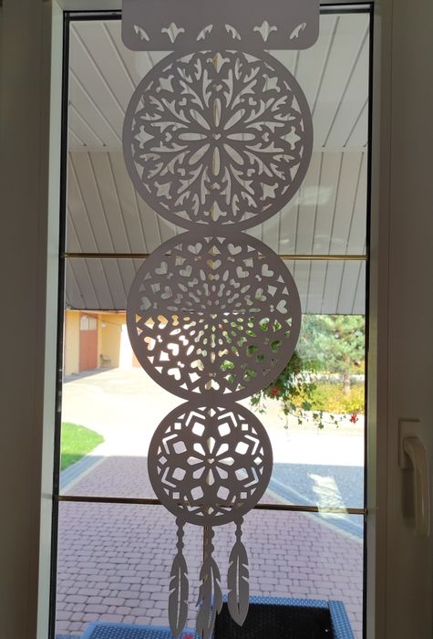 Panel firanka łapacz snów 4 szt 100 cmx30 cm