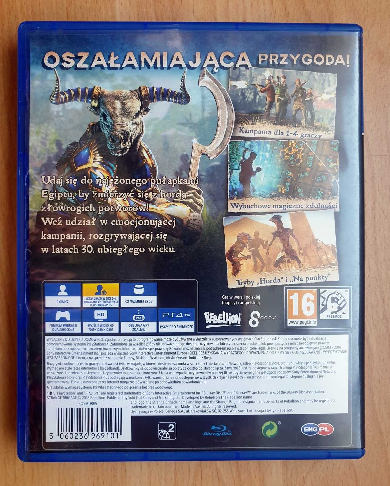 Strange Brigade na PlayStation 4 PS4 PL