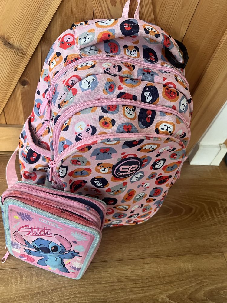 Plecak w idealnym stanie + piornik gratis stich
