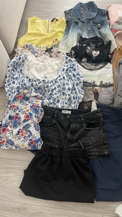Wielka Paka Ubrań XS-S Zara H&M new look levis i inne ponad 26 sztuk