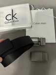Pasek CalvinKlein zestaw prezentowy z dwoma wymiennymi klamrami