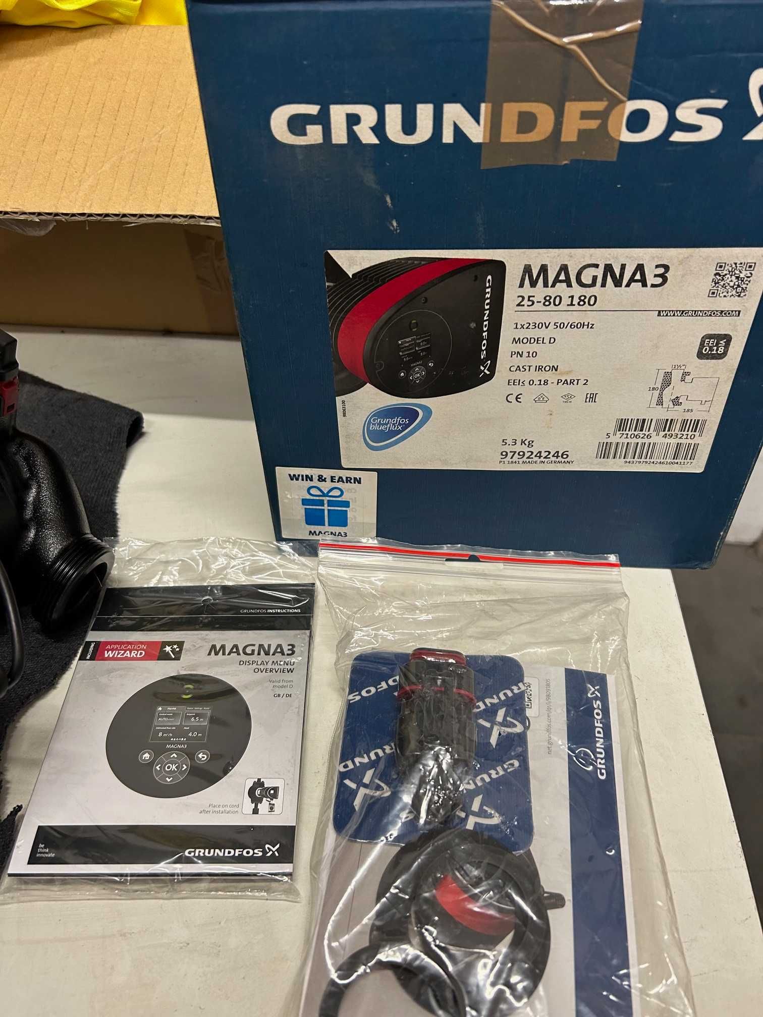 Grundfos Magna3 25-80  1x230V Pompa obiegowa. NOWA ***