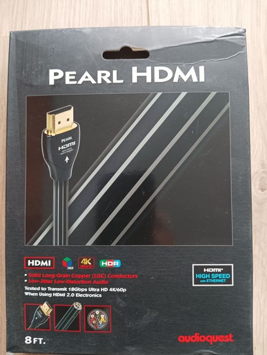 Kabel HDMI Audioquest Pearl 4K 2.0 m i inne