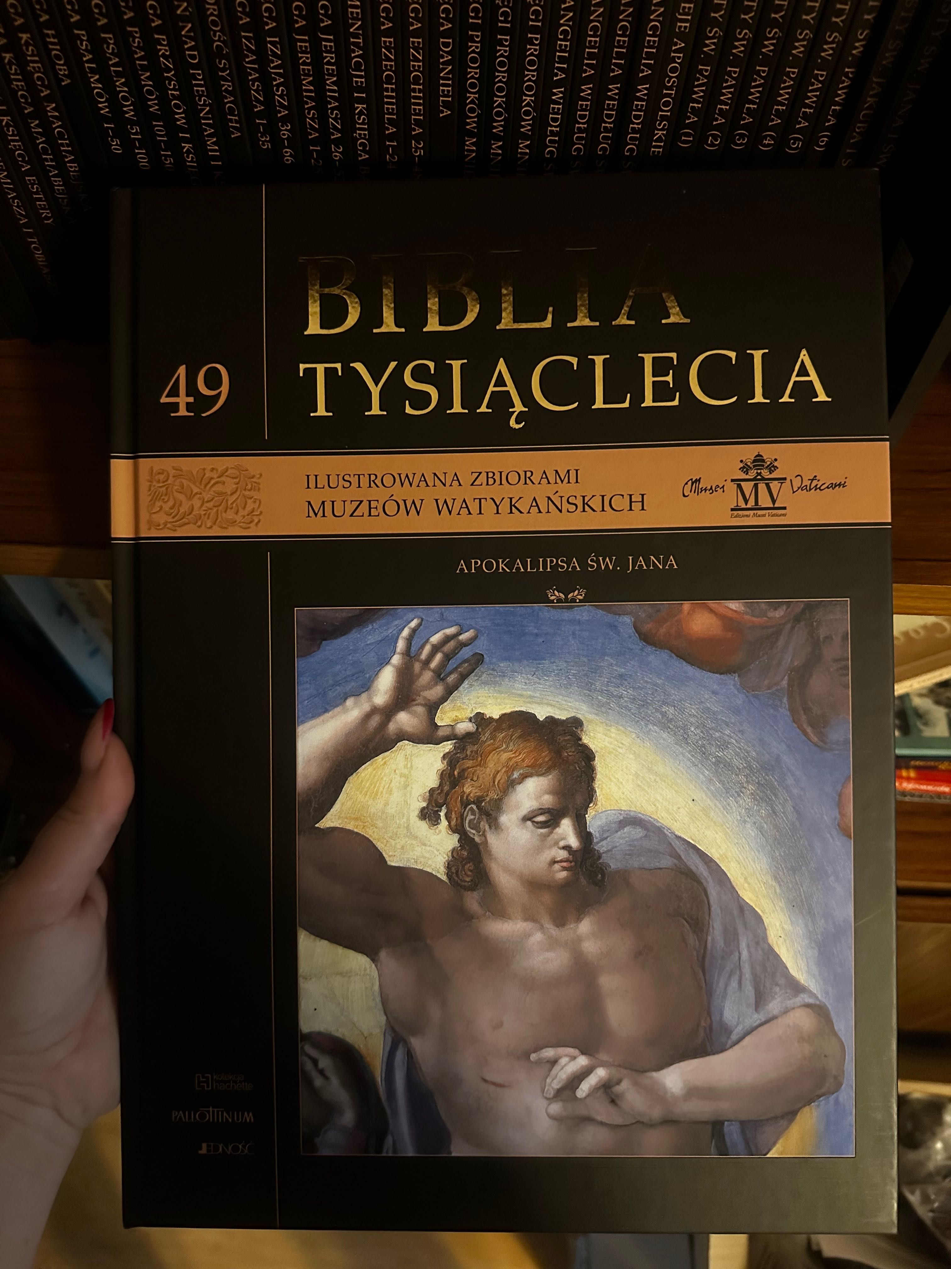 Biblia tysiąclecia ilustrowana zbiorami muzeów watykańskich tom 1-50