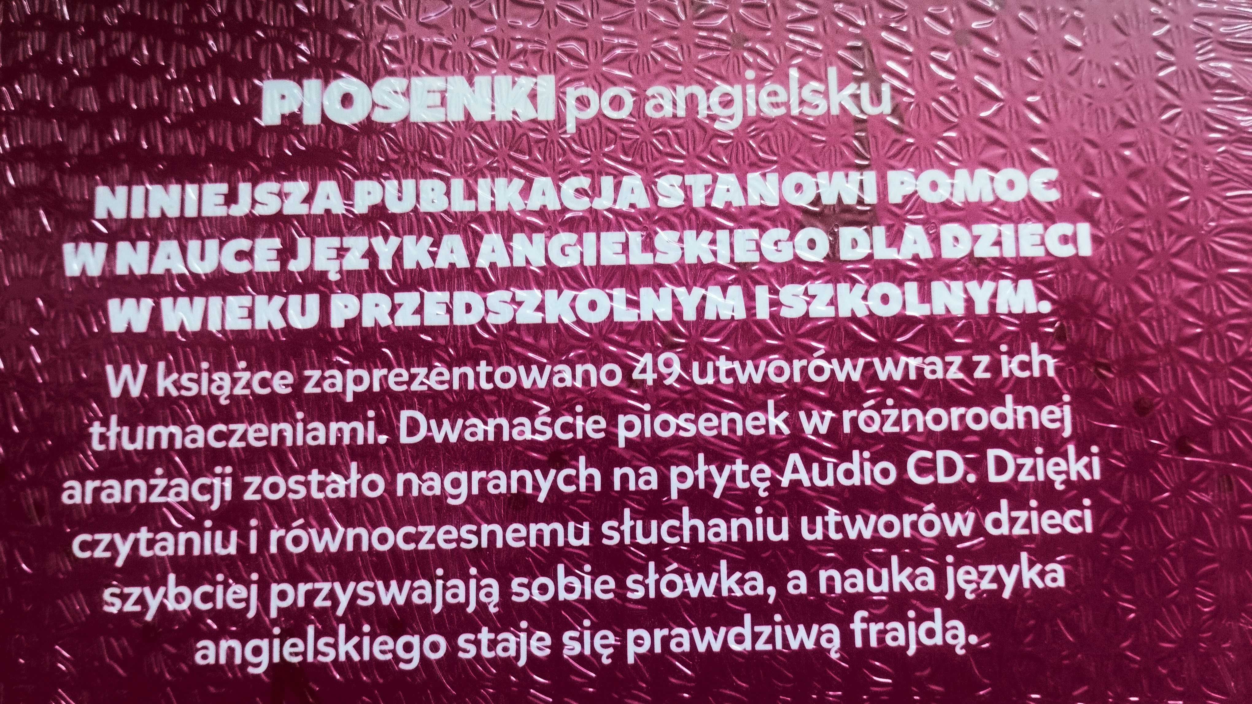 Piosenki po angielsku Książka + CD [Folia]