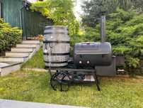 Grill - wędzarnia na drewno