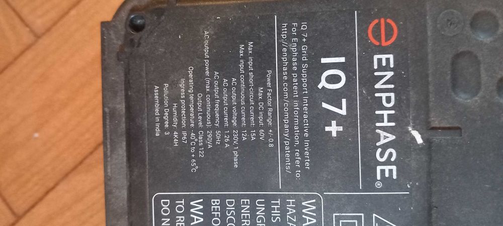 Microinversores enphase Ik 7+