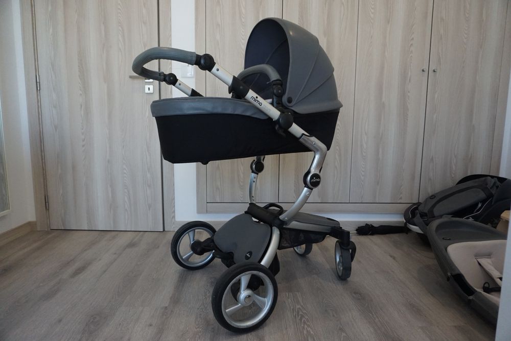 Conjunto completo Mima Xari - carrinho+ovo+alcofa