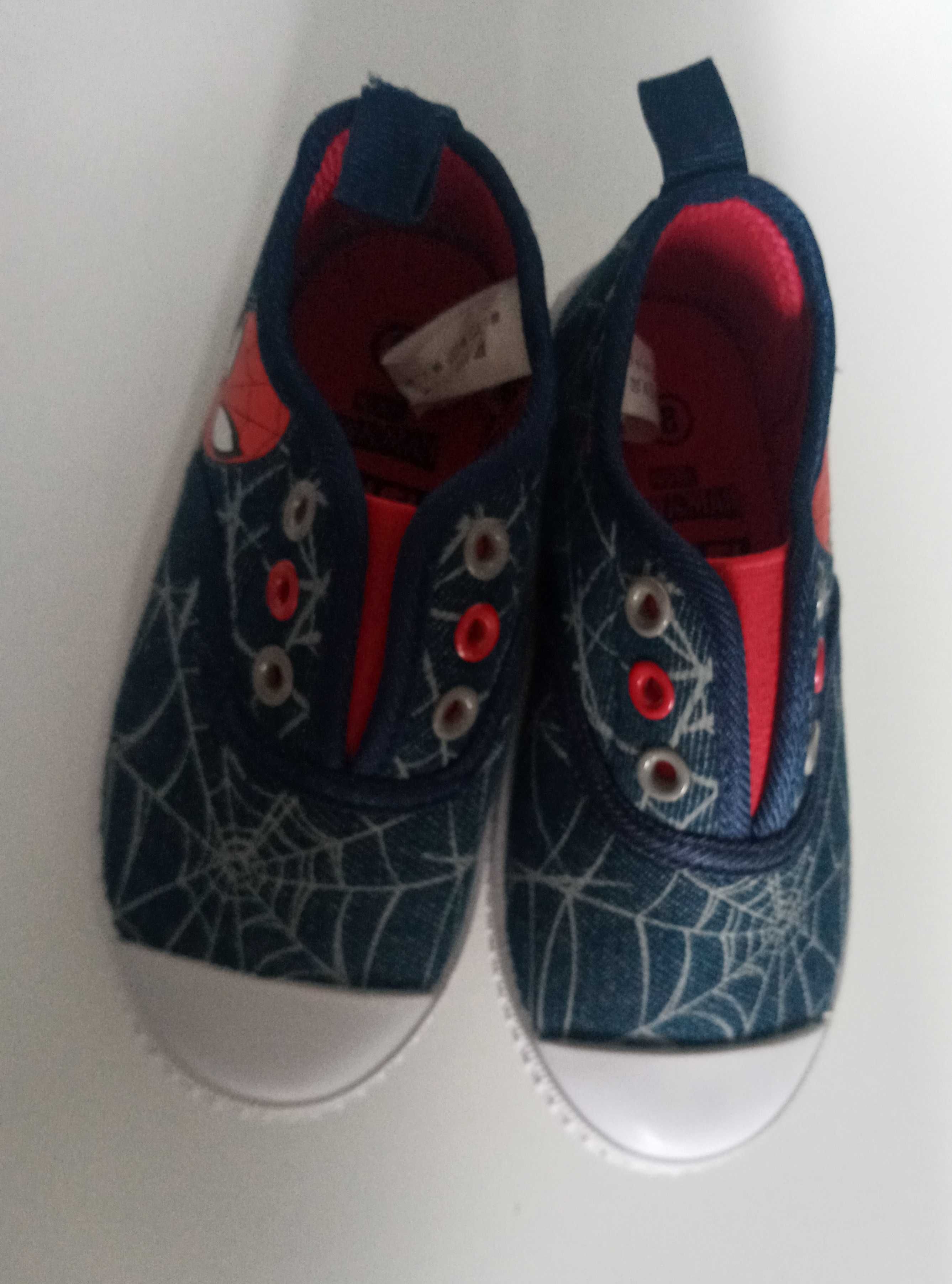 Marvel Spider Man granatowe trampki tenisówki papcie 8 24 - 25 16 cm