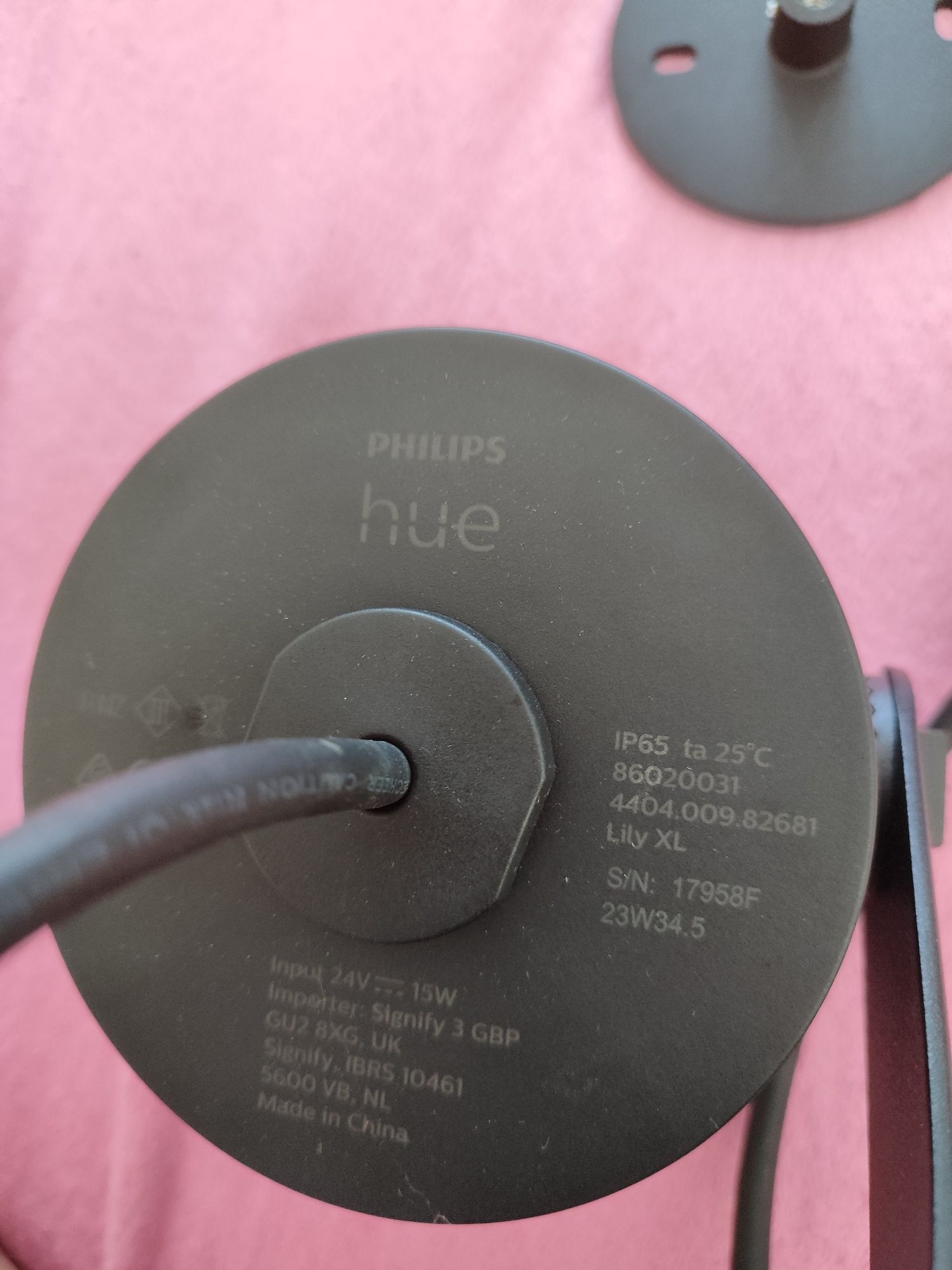 Lampa zewnętrzna Philips Hue Lily XL spot light