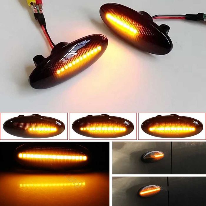 Динамічні LED поворотники Nissan Infiniti Dacia Opel Renault Samsung