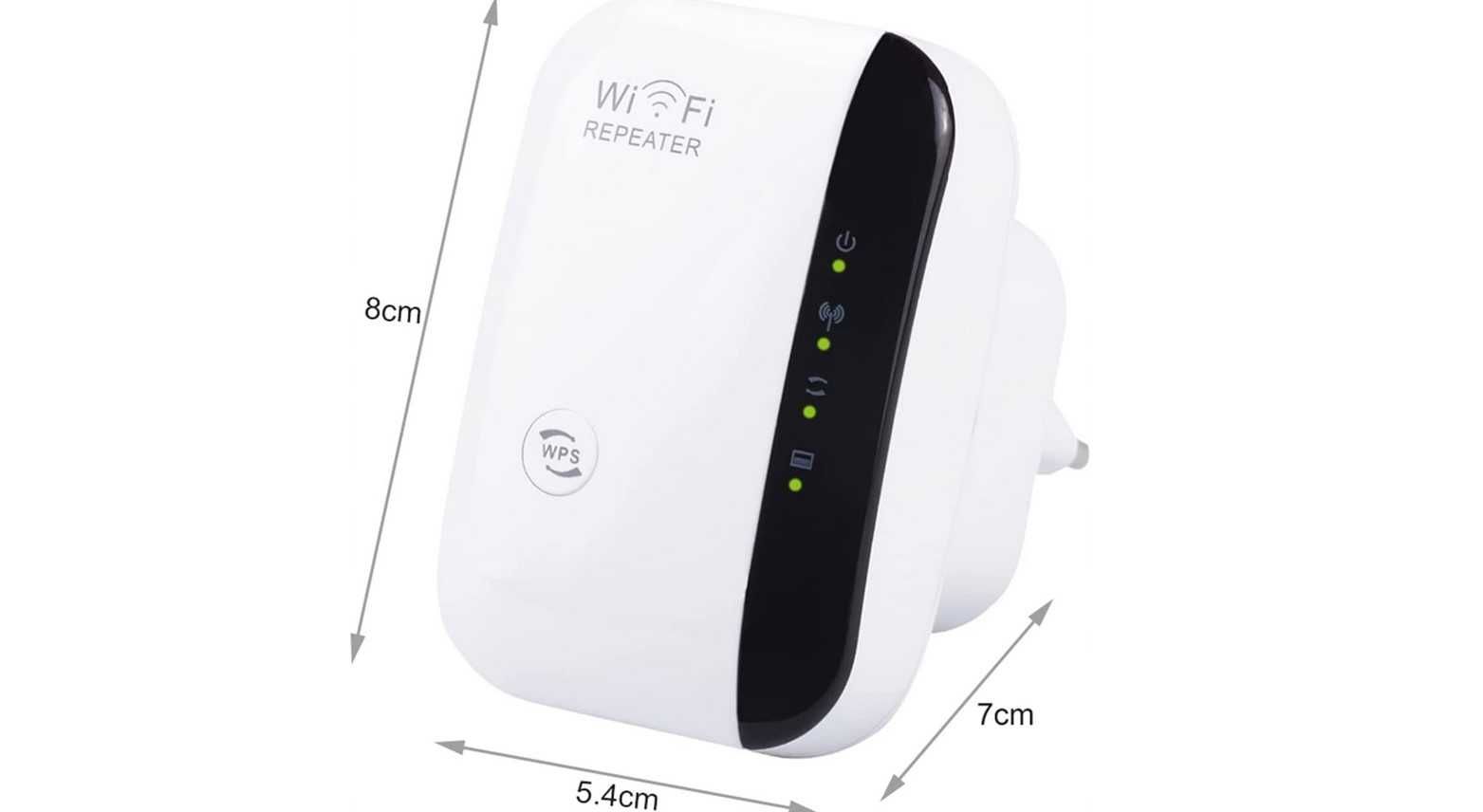 Wzmacniacz Sygnału Repeater Wi-Fi Mocny Biuro/Dom Repeater 300Mb/s
