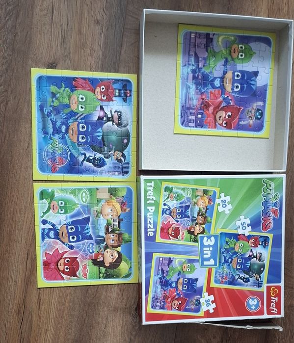 Puzzle 3 w 1 piżamersi