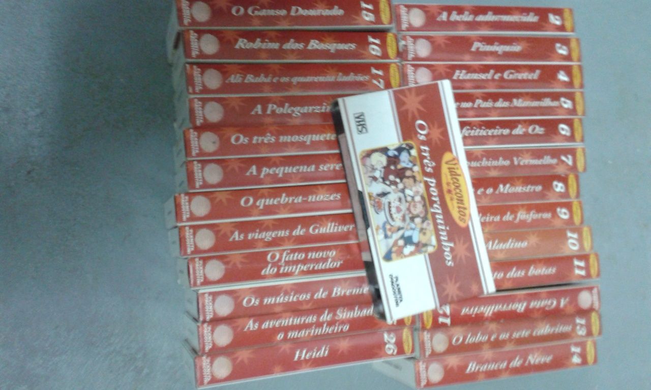 Cassetes VHS Coleções