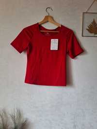 Nowa z metka koszulka t-shirt czerwona Endurance 38 M krótki rękaw