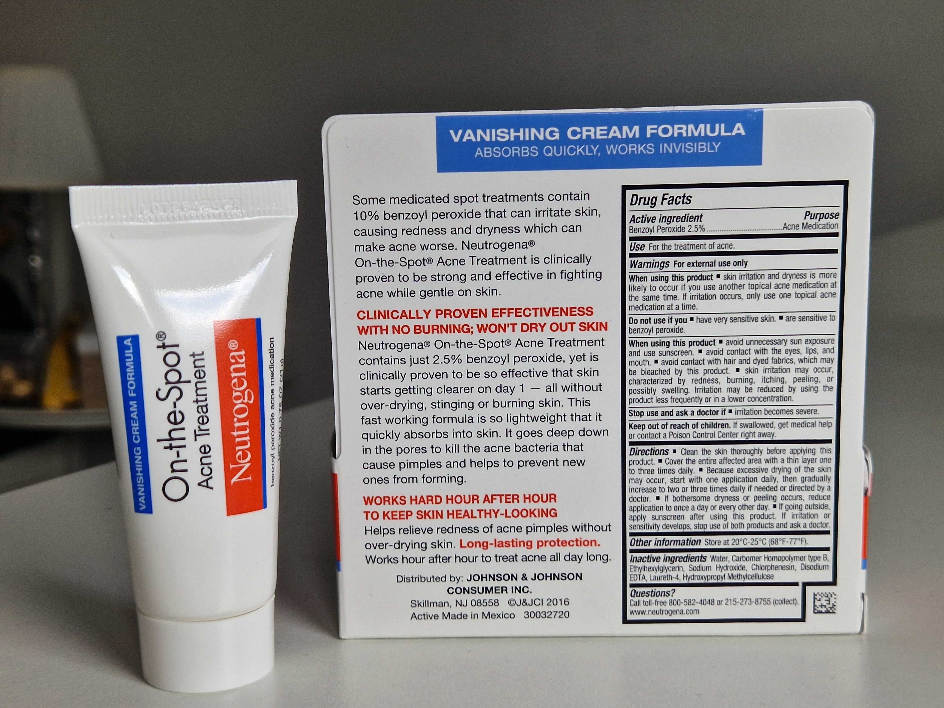 Neutrogena On-The-Spot - Krem na trądzik - 21 g (1 szt.)