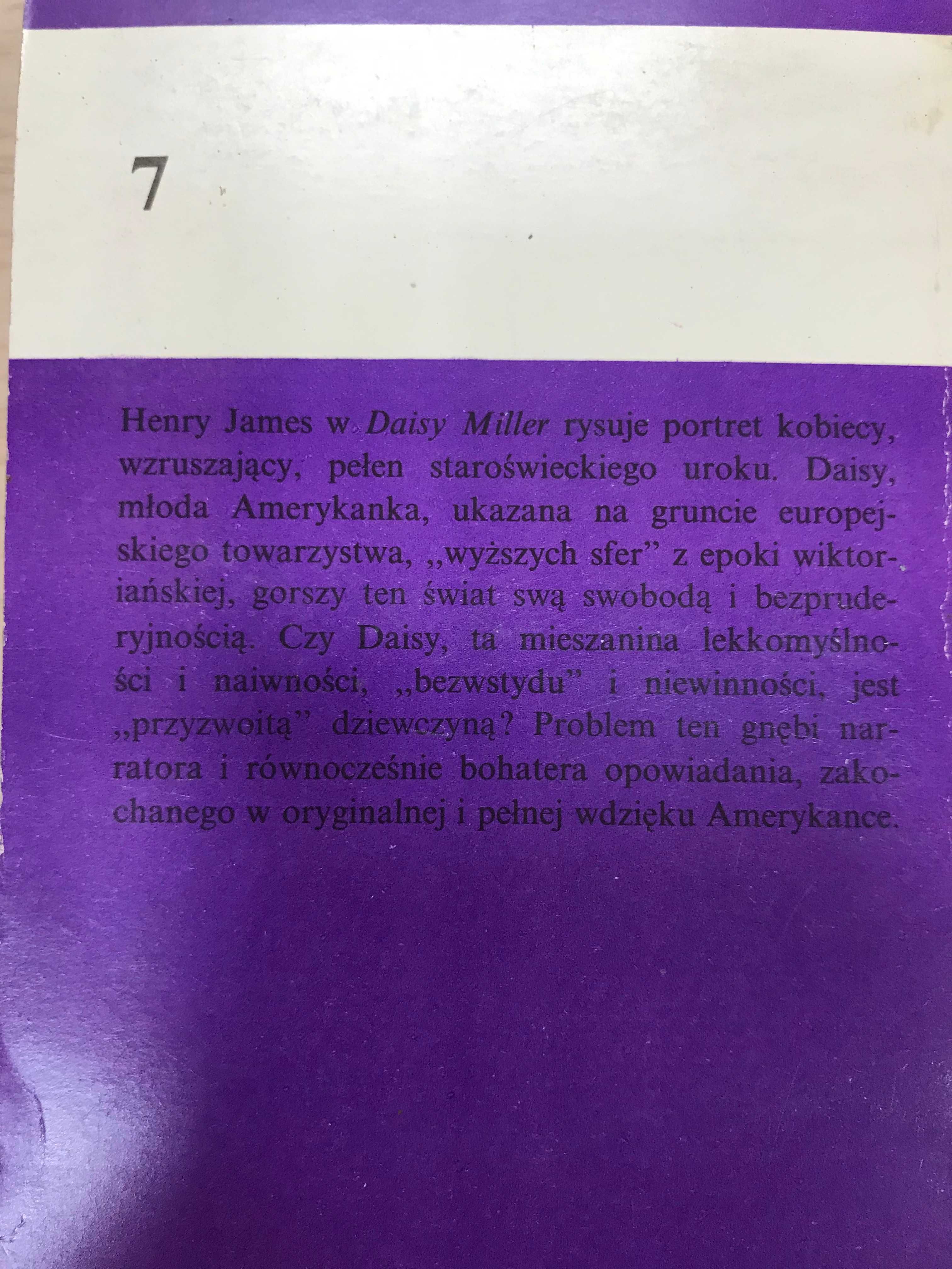 /Seria Koliber 7/ Daisy Miller - Henry James książki PRL z kolibrem