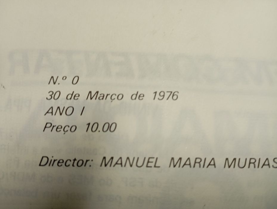 jornal A RUA com 257 números,falta um número para a coleção completa