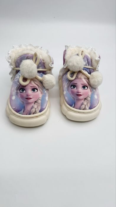Домашні капці, тапки, топочки, дитяче взуття, frozen, Ельза, 18см