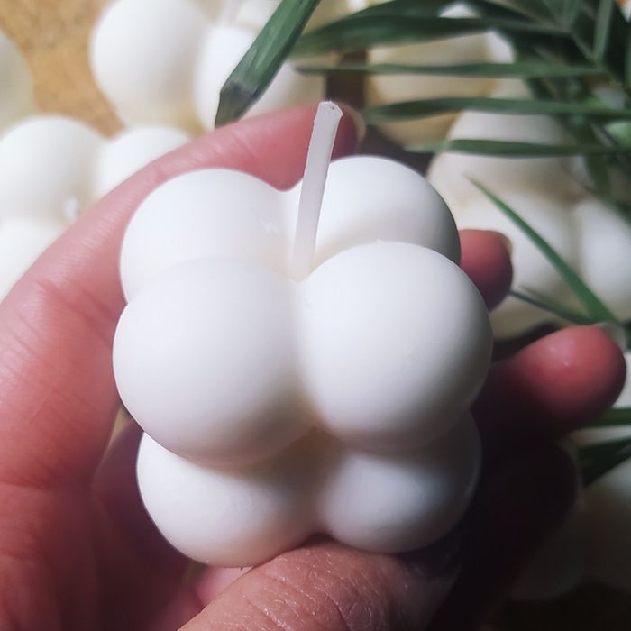 Świeczki bubble mini upominki podziękowania dla gości komunia ślub wes