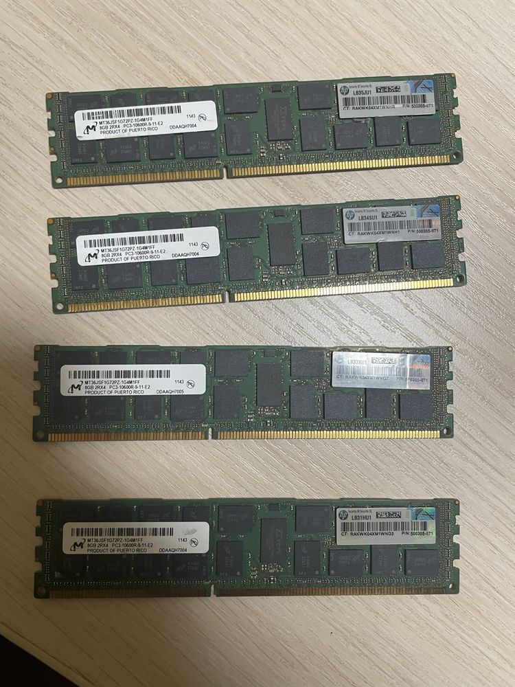 Серверная ddr 3 4x8gb