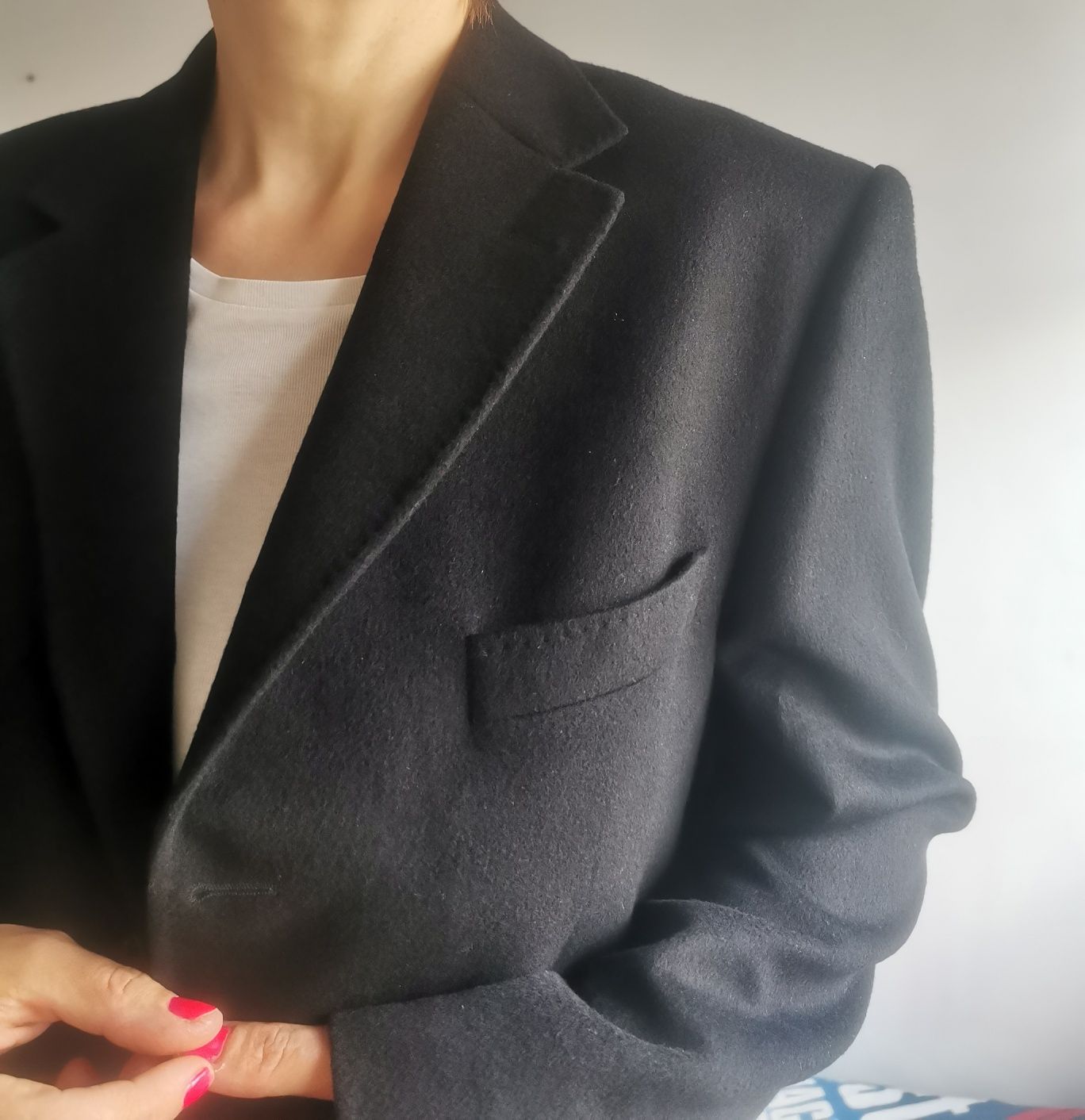 Marynarka Mark & Spencer wełna kaszmir unisex żakiet