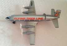 Avião de carga antigo da Flying Tiger Line