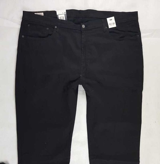 Męskie jeansy Levi's 512 - Big&Tall czarne nowe oryg. Levisy - W50/L34