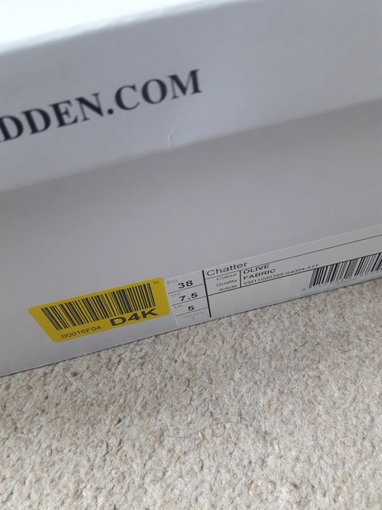 Sneakersy Steve Madden 38 khaki