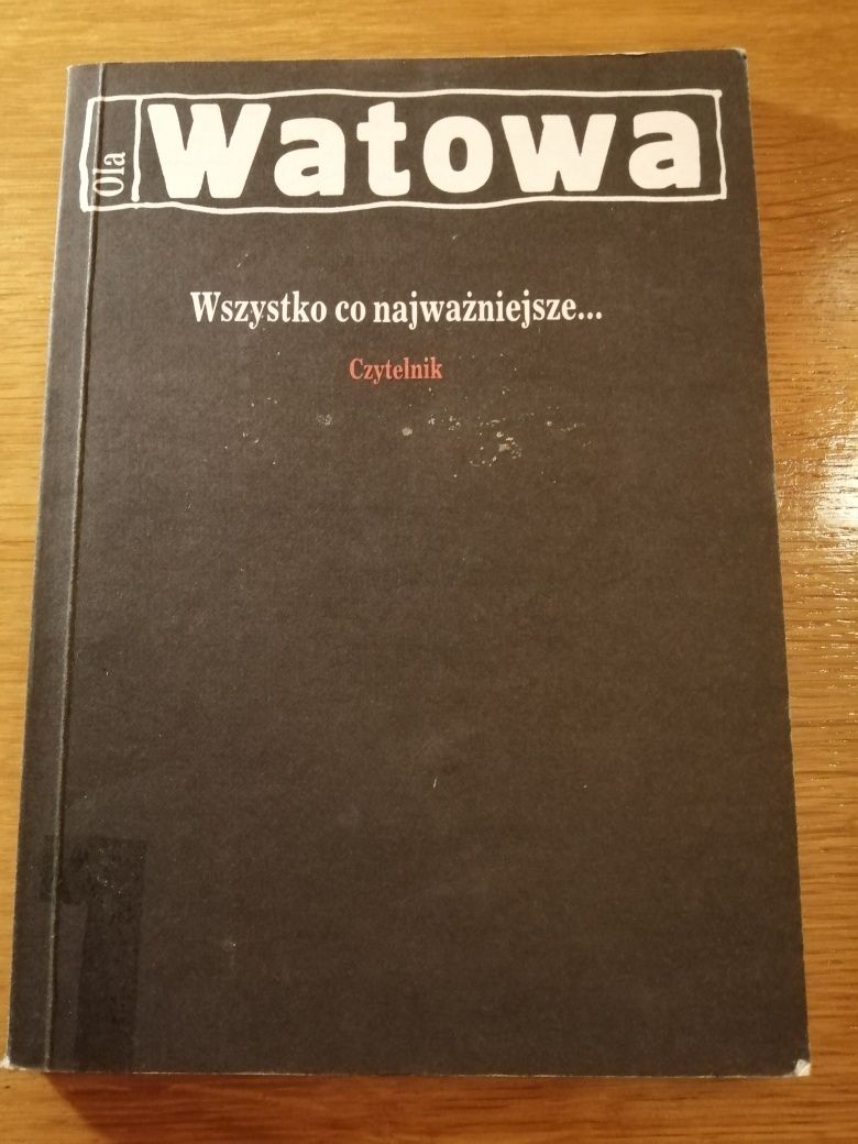 Wszystko co najważniejsze watowa