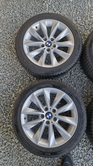 Koła alufelgi 18 cali BMW opony zimowe xdrive czujniki ciśnienia