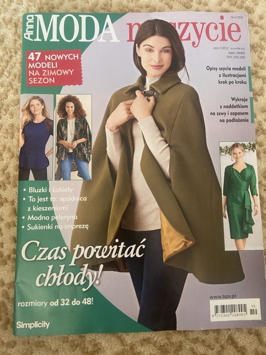 Anna Moda na szycie 4/2019